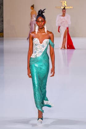 PFW - Haute Couture - Tamara Ralph Runway A model walks the runway during the Tamara Ralph Haute Couture Week Spring Summer 2026 show as part of Paris Fashion Week on January 26, 2026 in Paris, France. Photo by Shootpix ABACAPRESS.COM Paris France  Copyright: xShootPix ABACAx