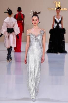 PFW - Haute Couture - Tamara Ralph Runway A model walks the runway during the Tamara Ralph Haute Couture Week Spring Summer 2026 show as part of Paris Fashion Week on January 26, 2026 in Paris, France. Photo by Shootpix ABACAPRESS.COM Paris France  Copyright: xShootPix ABACAx