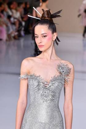 PFW - Haute Couture - Tamara Ralph Runway A model walks the runway during the Tamara Ralph Haute Couture Week Spring Summer 2026 show as part of Paris Fashion Week on January 26, 2026 in Paris, France. Photo by Shootpix ABACAPRESS.COM Paris France  Copyright: xShootPix ABACAx