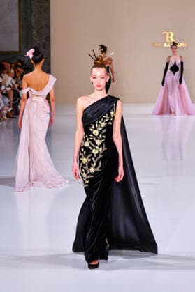 PFW - Haute Couture - Tamara Ralph Runway A model walks the runway during the Tamara Ralph Haute Couture Week Spring Summer 2026 show as part of Paris Fashion Week on January 26, 2026 in Paris, France. Photo by Shootpix ABACAPRESS.COM Paris France  Copyright: xShootPix ABACAx