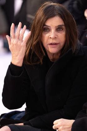 PFW - Chanel Front Row Carine Roitfeld attending the Chanel Haute Couture Week Spring Summer 2026 show as part of Paris Fashion Week on January 27, 2026 in Paris, France. Photo by Alexis Jumeau ABACAPRESS.COM Paris France  Copyright: xJumeauxAlexis ABACAx