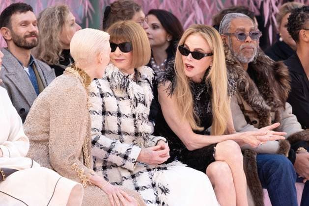 PFW - Chanel Front Row Tilda Swinton, Anna Wintour, Nicole Kidman attending the Chanel Haute Couture Week Spring Summer 2026 show as part of Paris Fashion Week on January 27, 2026 in Paris, France. Photo by Alexis Jumeau ABACAPRESS.COM Paris France  Copyright: xJumeauxAlexis ABACAx