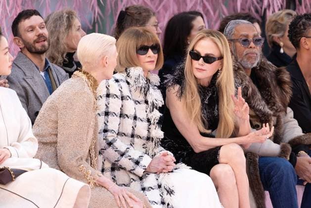 PFW - Chanel Front Row Tilda Swinton, Anna Wintour, Nicole Kidman attending the Chanel Haute Couture Week Spring Summer 2026 show as part of Paris Fashion Week on January 27, 2026 in Paris, France. Photo by Alexis Jumeau ABACAPRESS.COM Paris France  Copyright: xJumeauxAlexis ABACAx