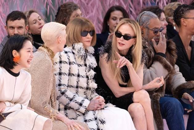 PFW - Chanel Front Row Tilda Swinton, Anna Wintour, Nicole Kidman attending the Chanel Haute Couture Week Spring Summer 2026 show as part of Paris Fashion Week on January 27, 2026 in Paris, France. Photo by Alexis Jumeau ABACAPRESS.COM Paris France  Copyright: xJumeauxAlexis ABACAx
