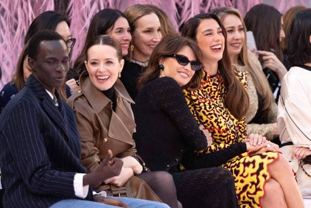 PFW - Chanel Front Row Malick Bodian, Claire Foy, Penelope Cruz, Dua Lipa attending the Chanel Haute Couture Week Spring Summer 2026 show as part of Paris Fashion Week on January 27, 2026 in Paris, France. Photo by Alexis Jumeau ABACAPRESS.COM Paris France  Copyright: xJumeauxAlexis ABACAx