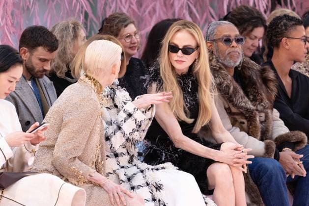 PFW - Chanel Front Row Tilda Swinton, Anna Wintour, Nicole Kidman attending the Chanel Haute Couture Week Spring Summer 2026 show as part of Paris Fashion Week on January 27, 2026 in Paris, France. Photo by Alexis Jumeau ABACAPRESS.COM Paris France  Copyright: xJumeauxAlexis ABACAx