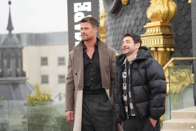 Chris Hemsworth and Bart Layton at photocall film Ruta de Escape in Madrid on Tuesday, 27 Janyary 2026. Cordon Press 