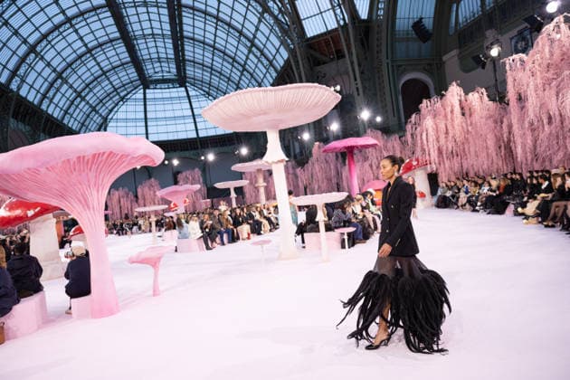 PFW - Chanel Runway Models present creations at the Chanel Women s Haute Couture Spring Summer 2026 collection fashion show as part of the Paris Haute Couture Fashion Week, in Paris, on January 27, 2026. Photo by Alexis Jumeau ABACAPRESS.COM Paris France  Copyright: xJumeauxAlexis ABACAx