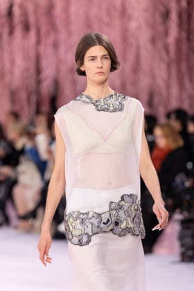 PFW - Chanel Runway Models present creations at the Chanel Women s Haute Couture Spring Summer 2026 collection fashion show as part of the Paris Haute Couture Fashion Week, in Paris, on January 27, 2026. Photo by Alexis Jumeau ABACAPRESS.COM Paris France  Copyright: xJumeauxAlexis ABACAx
