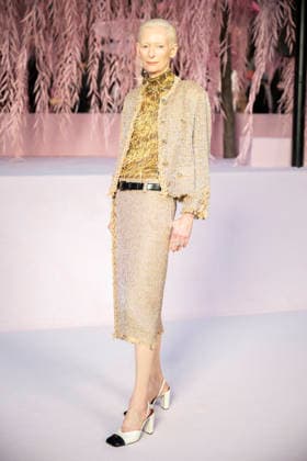 PFW - Chanel Photocall Tilda Swinton attends the Chanel Haute Couture Week Spring Summer 2026 show as part of Paris Fashion Week on January 27, 2026 in Paris, France. Photo by Eliot Blondet ABACAPRESS.COM Paris France France  Copyright: xBlondetxEliot ABACAx