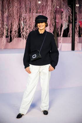 PFW - Chanel Photocall Inès de La Fressange attends the Chanel Haute Couture Week Spring Summer 2026 show as part of Paris Fashion Week on January 27, 2026 in Paris, France. Photo by Eliot Blondet ABACAPRESS.COM Paris France France  Copyright: xBlondetxEliot ABACAx