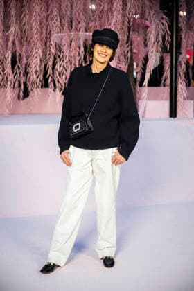 PFW - Chanel Photocall Inès de La Fressange attends the Chanel Haute Couture Week Spring Summer 2026 show as part of Paris Fashion Week on January 27, 2026 in Paris, France. Photo by Eliot Blondet ABACAPRESS.COM Paris France France  Copyright: xBlondetxEliot ABACAx