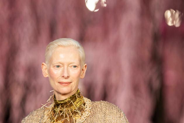 PFW - Chanel Photocall Tilda Swinton attends the Chanel Haute Couture Week Spring Summer 2026 show as part of Paris Fashion Week on January 27, 2026 in Paris, France. Photo by Eliot Blondet ABACAPRESS.COM Paris France France  Copyright: xBlondetxEliot ABACAx