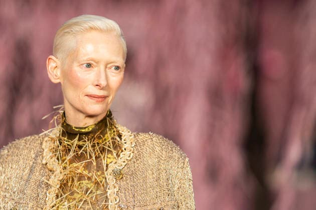 PFW - Chanel Photocall Tilda Swinton attends the Chanel Haute Couture Week Spring Summer 2026 show as part of Paris Fashion Week on January 27, 2026 in Paris, France. Photo by Eliot Blondet ABACAPRESS.COM Paris France France  Copyright: xBlondetxEliot ABACAx