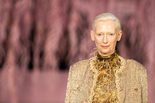 PFW - Chanel Photocall Tilda Swinton attends the Chanel Haute Couture Week Spring Summer 2026 show as part of Paris Fashion Week on January 27, 2026 in Paris, France. Photo by Eliot Blondet ABACAPRESS.COM Paris France France  Copyright: xBlondetxEliot ABACAx