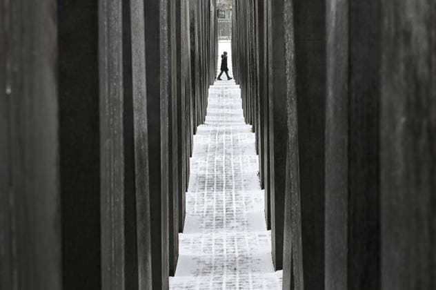 Nazi victims commemorated in Berlin BERLIN, GERMANY - JANUARY 27: People visit the Jewish Memorial in the city center, lit candles, and commemorated the Holocaust victims in Berlin, Germany on January 27, 2026. On the 81st anniversary of the liberation of Auschwitz, the largest concentration camp established by Nazi Germany during World War II, ceremonies were held in Berlin on the occasion of International Holocaust Remembrance Day. Halil Sagirkaya Anadolu Berlin Germany. Editorial use only. Please get in touch for any other usage.  Copyright: x2026xAnadoluxHalilxSagirkayax