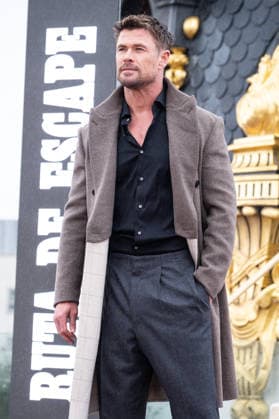 Chris Hemsworth in Madrid, Spain - 27 Jan 2026 Actor Chris Hemsworth attends the Ruta de Escape (Crime 101) photocall at the Metropolis Club. Madrid Spain Copyright: xAtilanoxGarciax xSOPAxImagesx photos03312