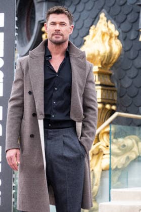 Chris Hemsworth in Madrid, Spain - 27 Jan 2026 Actor Chris Hemsworth attends the Ruta de Escape (Crime 101) photocall at the Metropolis Club. Madrid Spain Copyright: xAtilanoxGarciax xSOPAxImagesx photos03313