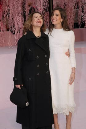 Carole Bouquet et Charlotte Casiraghi Chanel Front Row Fashion Show, Haute Couture Spring Summer 2026 Collection, as part of Paris Fashion Week on January 27, 2026 in Paris, France Bertrand Rindoff Bestimage Chanel Haute Couture Spring Summer 2026 show as part of Paris Fashion Week on January 27, 2026 in Paris, France Paris France  Copyright: xBERTRANDxRINDOFFxPETROFFx xBESTIMAGExBERTRANDxRINDOFFxPETROFFx xBESTIMAGEx