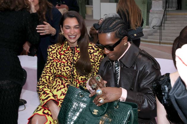 Dua Lipa and A AP Rocky Chanel Front Row Fashion Show, Haute Couture Spring Summer 2026 Collection, as part of Paris Fashion Week on January 27, 2026 in Paris, France Bertrand Rindoff Bestimage Chanel Haute Couture Spring Summer 2026 show as part of Paris Fashion Week on January 27, 2026 in Paris, France Paris France  Copyright: xBERTRANDxRINDOFFxPETROFFx xBESTIMAGExBERTRANDxRINDOFFxPETROFFx xBESTIMAGEx