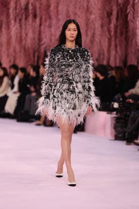 DeÌfileÌ Chanel Haute Couture printemps-eÌteÌ 2026 Model on the runway DeÌfileÌ Chanel Haute Couture printemps-eÌteÌ 2026 au Grand Palais Ã Paris le 27 janvier 2026. Chanel Haute Couture Spring Summer 2026 fashion show at the Grand Palais in Paris on January 27, 2026.  Copyright: xFabricexChasseryx