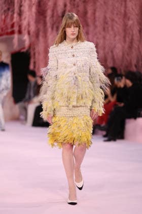DeÌfileÌ Chanel Haute Couture printemps-eÌteÌ 2026 Model on the runway DeÌfileÌ Chanel Haute Couture printemps-eÌteÌ 2026 au Grand Palais Ã Paris le 27 janvier 2026. Chanel Haute Couture Spring Summer 2026 fashion show at the Grand Palais in Paris on January 27, 2026.  Copyright: xFabricexChasseryx