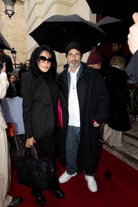 Yamina Benguigui et Richard Orlinski au défilé Stephane Rolland Collection Haute Couture Automne Hiver 2026 2027 lors de la Fashion Week de Paris, le 27 janvier 2026 Celebrities at Stephane Rolland Haute Couture Fall Winter 2026 2027 Collection fashion show, during Paris Fashion Week, on January 27th, 2026 unknown  Copyright: xTiphainexPraud-Lebelyx xBestimagexTiphainexPraud-Lebelyx xBestimagex