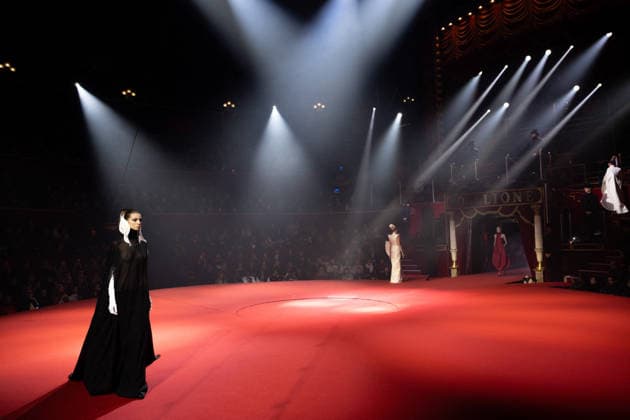 PFW - Stephane Rolland Runway A model walks the runway during the Stéphane Rolland Haute Couture Week Spring Summer 2026 show as part of Paris Fashion Week on January 27, 2026 in Paris, France. Photo by Alexis Jumeau ABACAPRESS.COM Paris France  Copyright: xJumeauxAlexis ABACAx