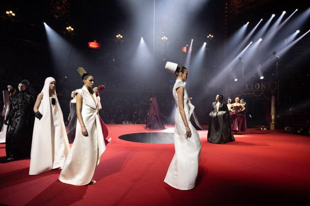 PFW - Stephane Rolland Runway A model walks the runway during the Stéphane Rolland Haute Couture Week Spring Summer 2026 show as part of Paris Fashion Week on January 27, 2026 in Paris, France. Photo by Alexis Jumeau ABACAPRESS.COM Paris France  Copyright: xJumeauxAlexis ABACAx