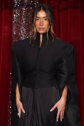PFW Stephane Rolland Photocall Isabeau Delatour attends the Stephane Rolland Menswear Fall Winter 2026-2027 show as part of Paris Fashion Week in Paris, France on January 27, 2026. Photo by Jerome Domine ABACAPRESS.COM France  Copyright: xDominexJerome ABACAx