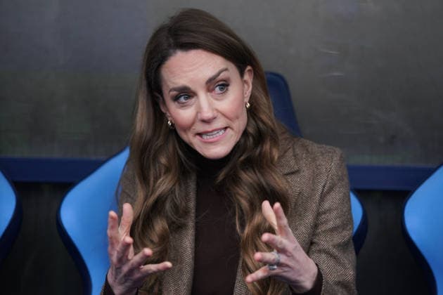 . 27 01 2026. Wakefield, United Kingdom. Kate Middleton, the Princess of Wales, during a visit to Wakefield Trinity Rugby League club in Wakefield, United Kingdom.  xPoolx xi-Imagesx IIM-26528-0028