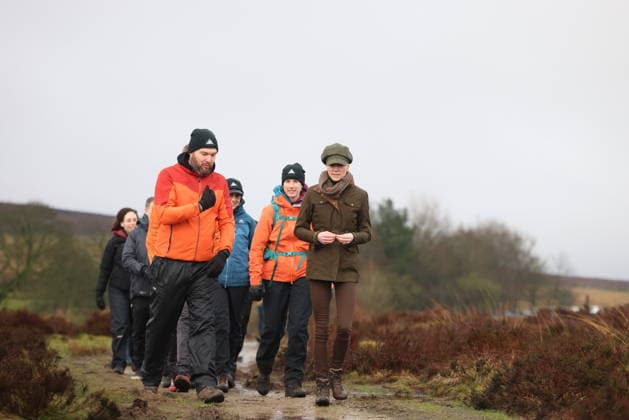 Princess of Wales visits Mind Over Mountains charity in Peak District, UK, 27 January 2026 The Princess of Wales visits organisations including Mind Over Mountains in the North of England on 27 January 2026, to shine a light on the healing power of creativity, community and nature for individuals who have experienced trauma, isolation and poor mental heal. Mind Over Mountains, a charity offering professional mental health support through therapeutic outdoor experiences, for a supported wellbeing walk in the Peak District., Credit:Ian Vogler Avalon UK, Sheffiled  Copyright: xIanxVoglerx xAvalonx 1069804296