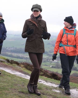 . 27 01 2026. Peak District, United Kingdom. Kate Middleton, the Princess of Wales, during a walk with the charity Mind Over Mountains , in the Peak District.,United Kingdom.  xPoolx xi-Imagesx IIM-26528-0045