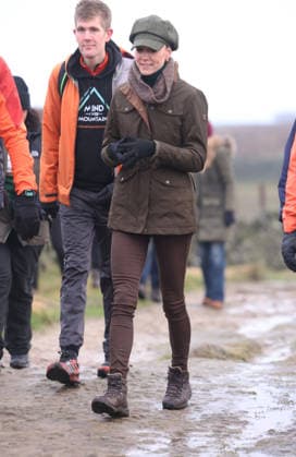 . 27 01 2026. Peak District, United Kingdom. Kate Middleton, the Princess of Wales, during a walk with the charity Mind Over Mountains , in the Peak District.,United Kingdom.  xPoolx xi-Imagesx IIM-26528-0047