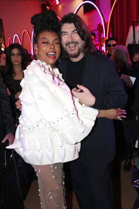 Taraji P Henson US singer and actress and Stephane Rolland at the greeting of the Stephane Rolland Haute Couture Spring Summer 2026 show as part of Paris Fashion Week PFW at Cirque dHiver Bouglione, Paris, France, January 27, 2026 Bertrand Rindoff Bestimage Greeting Stephane Rolland Haute Couture Spring Summer 2026 show as part of Paris Fashion Week on January 27, 2026 in Paris, France Paris France  Copyright: xBERTRANDxRINDOFFxPETROFFx xBESTIMAGExBERTRANDxRINDOFFxPETROFFx xBESTIMAGEx