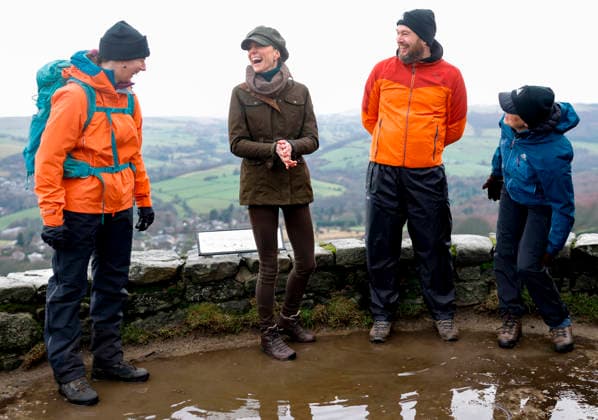 Princess of Wales visits Mind Over Mountains charity in Peak District, UK, 27 January 2026 27 01 2026. Hope Valley, UK. The Princess of Wales during a visit to Minds Over Mountains, a charity offering professional mental health support through therapeutic outdoor experiences, for a supported wellbeing walk in the Peak District., Credit:Pete Maclaine Avalon United Kingdom, England, Hope Valley  Copyright: xPetexMaclainex xAvalonx 1069831058
