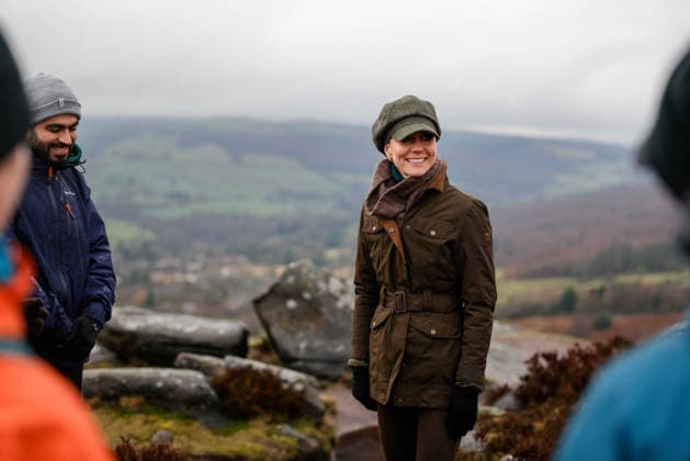 Princess of Wales visits Mind Over Mountains charity in Peak District, UK, 27 January 2026 27 01 2026. Hope Valley, UK. The Princess of Wales during a visit to Minds Over Mountains, a charity offering professional mental health support through therapeutic outdoor experiences, for a supported wellbeing walk in the Peak District., Credit:Pete Maclaine Avalon United Kingdom, England, Hope Valley  Copyright: xPetexMaclainex xAvalonx 1069831105