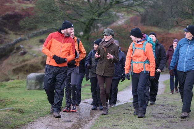 The Princess of Wales takes part in a Wellbeing Walk The Princess of Wales joins Mind Over Mountains, a charity offering professional mental health support through therapeutic outdoor experiences, for a supported wellbeing walk in the Peak District, UK, on the 27th January 2026. Picture by Ian Vogler WPA-Pool Hope Valley Curbar Gap Derbyshire United Kingdom  WHA-0807