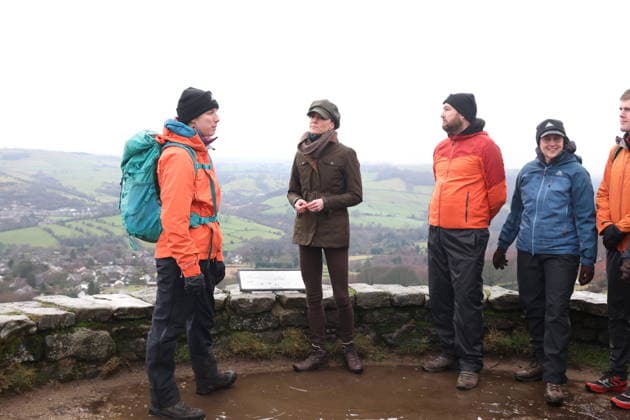 The Princess of Wales takes part in a Wellbeing Walk The Princess of Wales joins Mind Over Mountains, a charity offering professional mental health support through therapeutic outdoor experiences, for a supported wellbeing walk in the Peak District, UK, on the 27th January 2026. Picture by Ian Vogler WPA-Pool Hope Valley Curbar Gap Derbyshire United Kingdom  WHA-0807