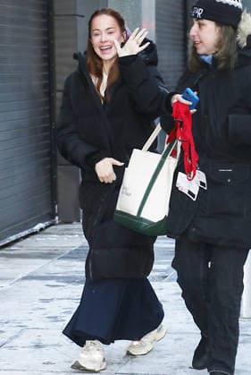NEW YORK, NY- JANUARY 27: Whitney Leavitt seen at Live with Kelly & Mark on January 27, 2026 in New York City. Copyright: xRWx