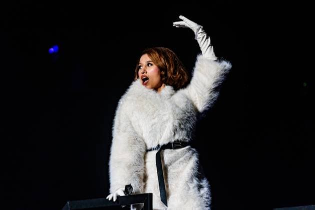 AMSTERDAM Singer Raye performing at the Ziggo Dome. The British singer recently kicked off her tour, THIS TOUR MAY CONTAIN NEW MUSIC. MARCEL KRIJGSMAN ANP netherlands out - belgium out  Copyright: xx x548805099x originalFilename: 548805099.jpg