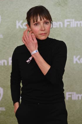 Julia KOSCHITZ actress , single picture,cropped single motif,half figure,half figure world premiere ACH DIESE LUECKE DIESE ENTSETZLICHE LUECKE on 27 01 20226 at the Mathaeser Kino in Munich
