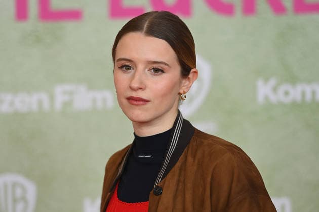 Katharina STARK actress , single picture,cropped single motif,portrait,portrait world premiere ACH DIESE LUECKE DIESE ENTSETZLICHE LUECKE on 27 01 20226 at Mathaeser Kino in Munich