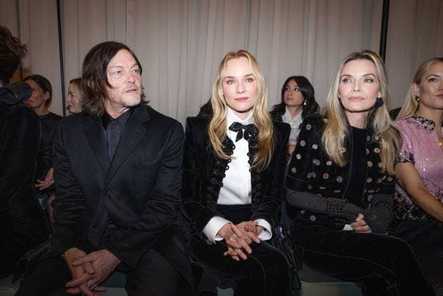 PFW - Giorgio Armani Prive Front Row Norman Reedus, Diane Kruger and Michelle Pfeiffer attending the Giorgio Armani Prive Haute Couture Week Spring Summer 2026 show as part of Paris Fashion Week on January 27, 2026 in Paris, France. Photo by Alexis Jumeau ABACAPRESS.COM Paris France  Copyright: xJumeauxAlexis ABACAx