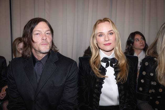 PFW - Giorgio Armani Prive Front Row Norman Reedus and Diane Kruger attending the Giorgio Armani Prive Haute Couture Week Spring Summer 2026 show as part of Paris Fashion Week on January 27, 2026 in Paris, France. Photo by Alexis Jumeau ABACAPRESS.COM Paris France  Copyright: xJumeauxAlexis ABACAx
