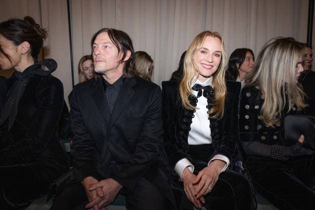 PFW - Giorgio Armani Prive Front Row Norman Reedus and Diane Kruger attending the Giorgio Armani Prive Haute Couture Week Spring Summer 2026 show as part of Paris Fashion Week on January 27, 2026 in Paris, France. Photo by Alexis Jumeau ABACAPRESS.COM Paris France  Copyright: xJumeauxAlexis ABACAx