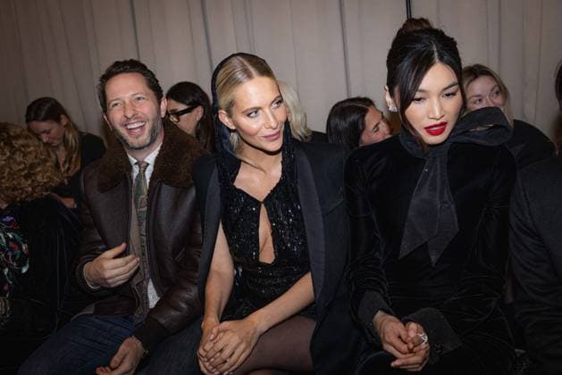 PFW - Giorgio Armani Prive Front Row Derek Blasberg, Poppy Delevingne and Gemma Chan attending the Giorgio Armani Prive Haute Couture Week Spring Summer 2026 show as part of Paris Fashion Week on January 27, 2026 in Paris, France. Photo by Alexis Jumeau ABACAPRESS.COM Paris France  Copyright: xJumeauxAlexis ABACAx