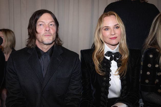 PFW - Giorgio Armani Prive Front Row Norman Reedus and Diane Kruger attending the Giorgio Armani Prive Haute Couture Week Spring Summer 2026 show as part of Paris Fashion Week on January 27, 2026 in Paris, France. Photo by Alexis Jumeau ABACAPRESS.COM Paris France  Copyright: xJumeauxAlexis ABACAx