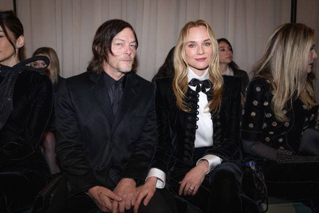 PFW - Giorgio Armani Prive Front Row Norman Reedus and Diane Kruger attending the Giorgio Armani Prive Haute Couture Week Spring Summer 2026 show as part of Paris Fashion Week on January 27, 2026 in Paris, France. Photo by Alexis Jumeau ABACAPRESS.COM Paris France  Copyright: xJumeauxAlexis ABACAx