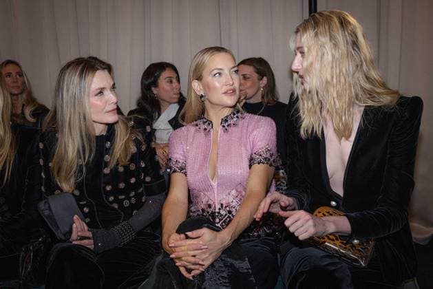 PFW - Giorgio Armani Prive Front Row Michelle Pfeiffer, Kate Hudson and Elizabeth Debicki attending the Giorgio Armani Prive Haute Couture Week Spring Summer 2026 show as part of Paris Fashion Week on January 27, 2026 in Paris, France. Photo by Alexis Jumeau ABACAPRESS.COM Paris France  Copyright: xJumeauxAlexis ABACAx